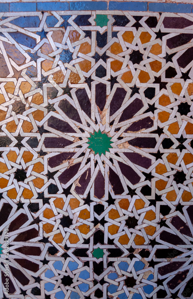 Moorish Floor Tiles Patterned Marrakesh Moorish Floor Tiles Patterned Marrakesh