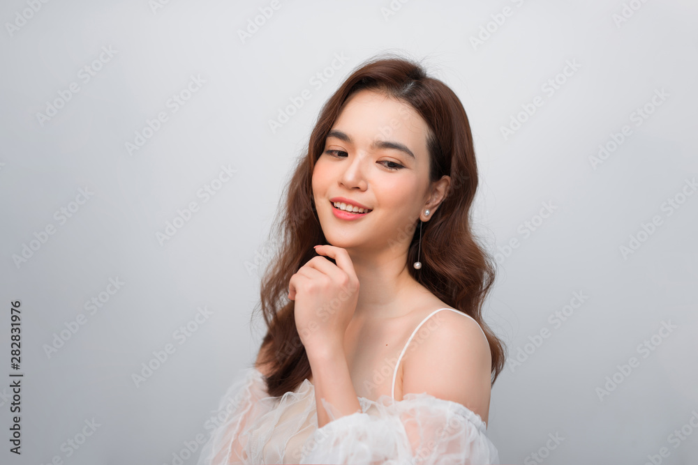 Sexy Asian woman with beauty face and perfect skin Sexy Asian woman with beauty face and perfect skin