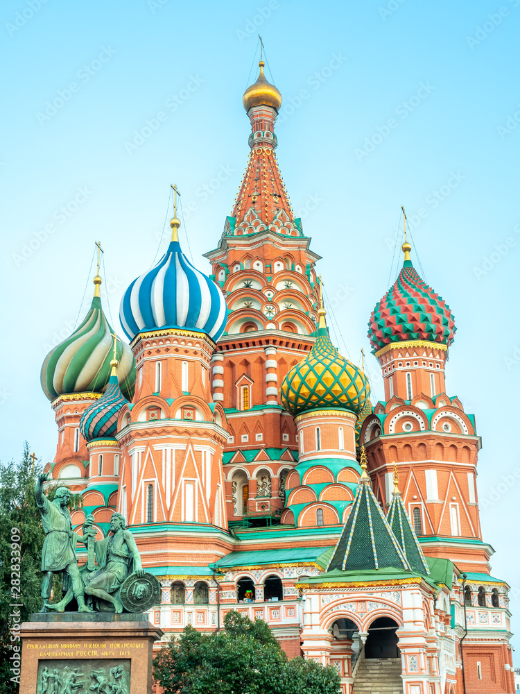 Saint Basil cathedral in Moscow, Russia