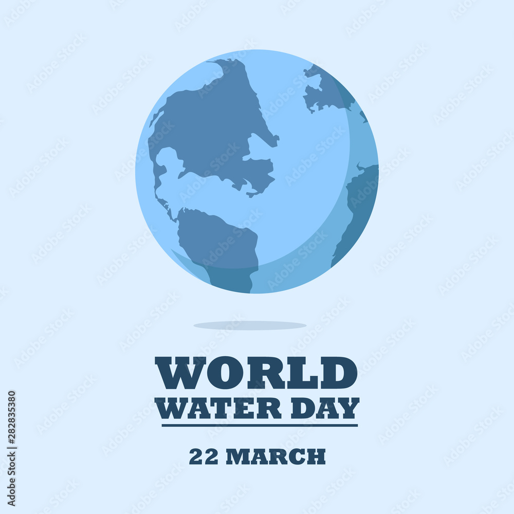 World water day. Vector