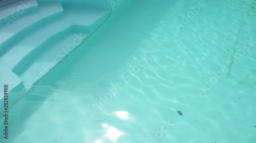 Swimming pool with muddy water