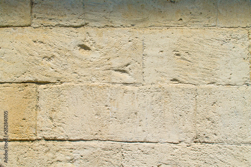 Natural stone brick wall background