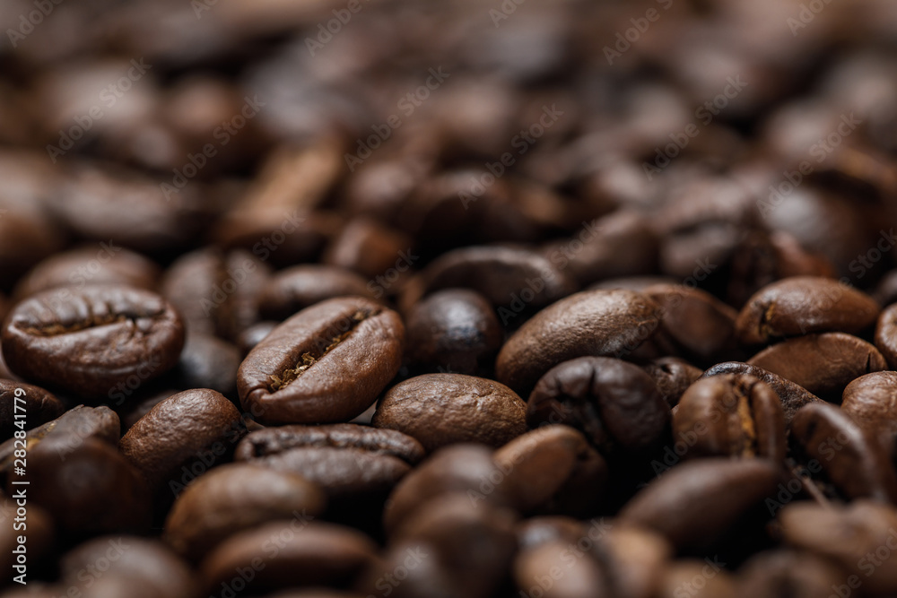 close up view of tasty fresh textured coffee grains close up view of tasty fresh textured coffee grains