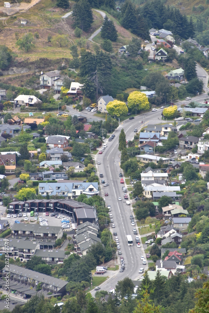 City view of  Queenstown, New Zealand