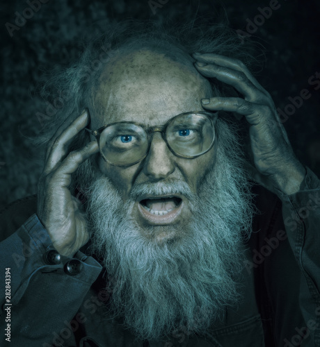 scary dirty mechanic woodsman