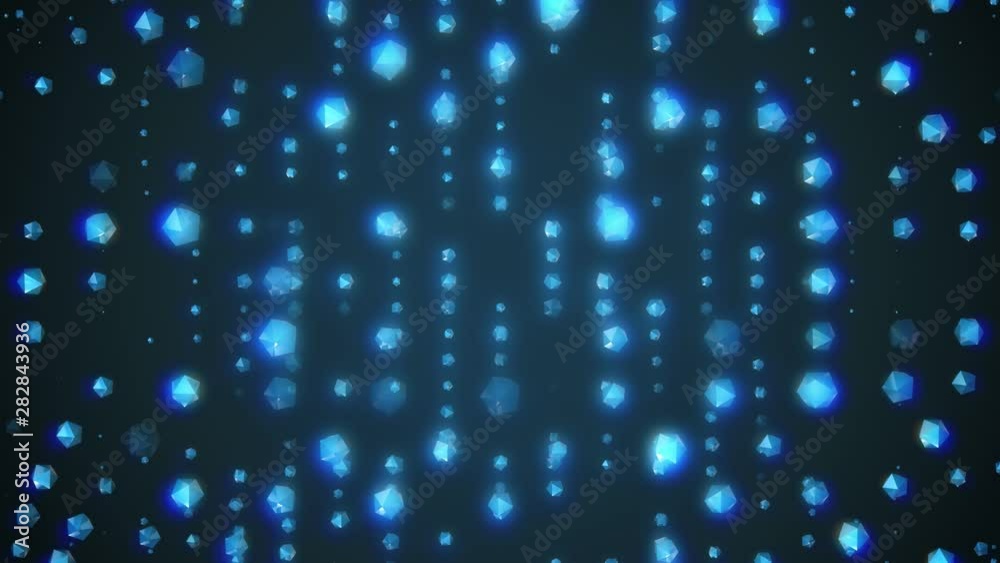 many shiny crystals random rotating fading in color space animation glamour background new quality universal motion dynamic animated colorful joyful cool 4k stock video footage