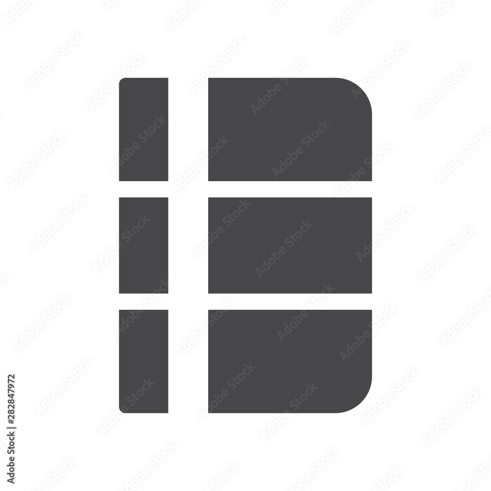 Sketchbook vector icon, simple sign for web site and mobile app. Sketchbook vector icon, simple sign for web site and mobile app.