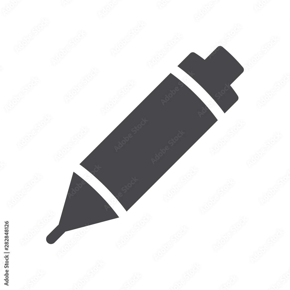 Pencil vector icon, simple sign for web site and mobile app. Pencil vector icon, simple sign for web site and mobile app.