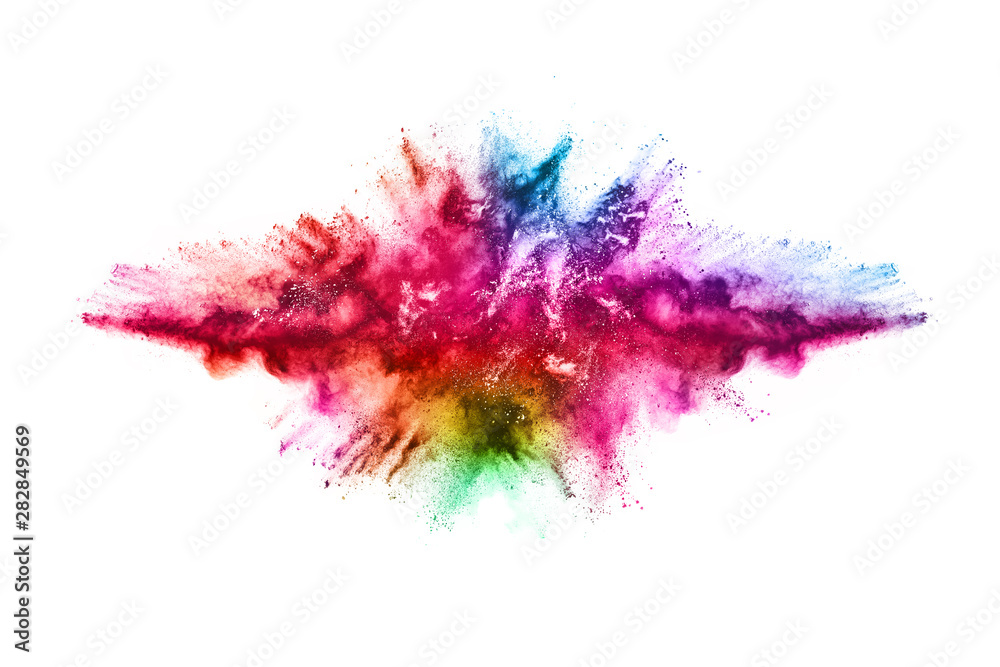 abstract powder splatted background. Colorful powder explosion on white background. Colored cloud. Colorful dust explode. Paint Holi. abstract powder splatted background. Colorful powder explosion on white background. Colored cloud. Colorful dust explode. Paint Holi.