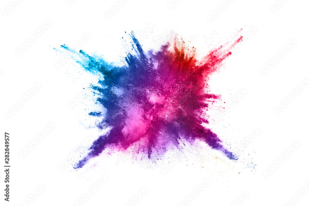 abstract powder splatted background. Colorful powder explosion on white background. Colored cloud. Colorful dust explode. Paint Holi. abstract powder splatted background. Colorful powder explosion on white background. Colored cloud. Colorful dust explode. Paint Holi.