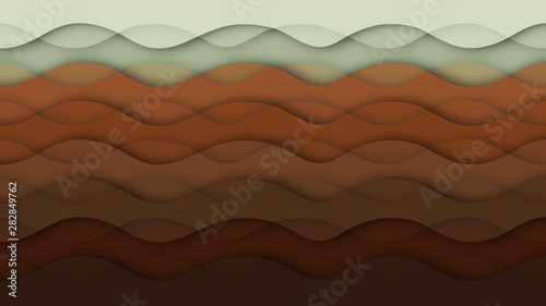 Abstract background of wave in brown colors