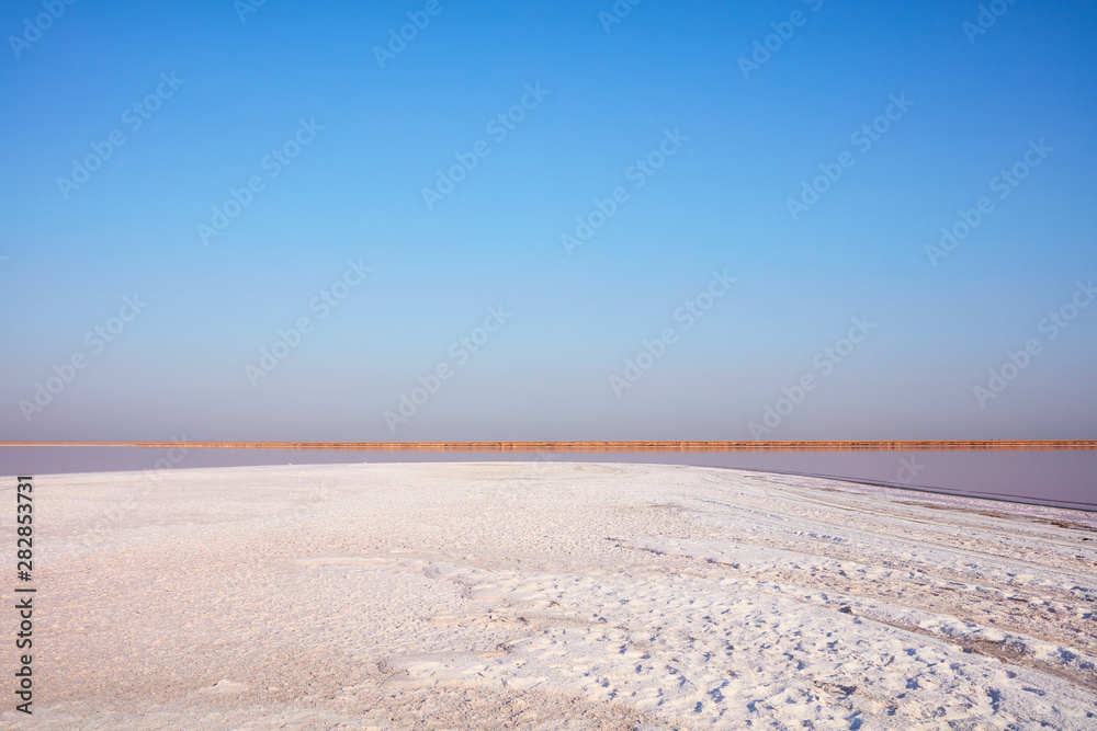 beautiful salty beach