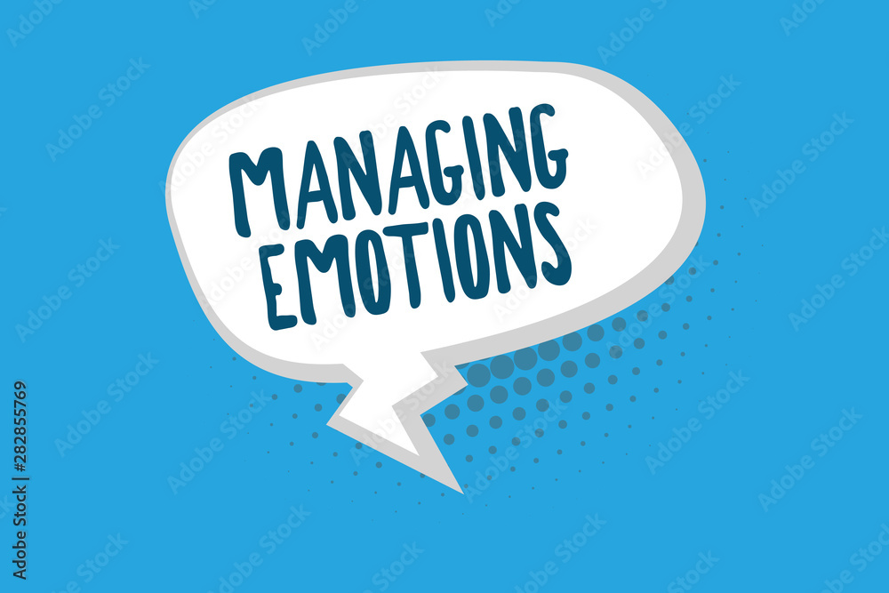 Word writing text Managing Emotions. Business concept for Controlling feelings in oneself Maintain composure. Word writing text Managing Emotions. Business concept for Controlling feelings in oneself Maintain composure.