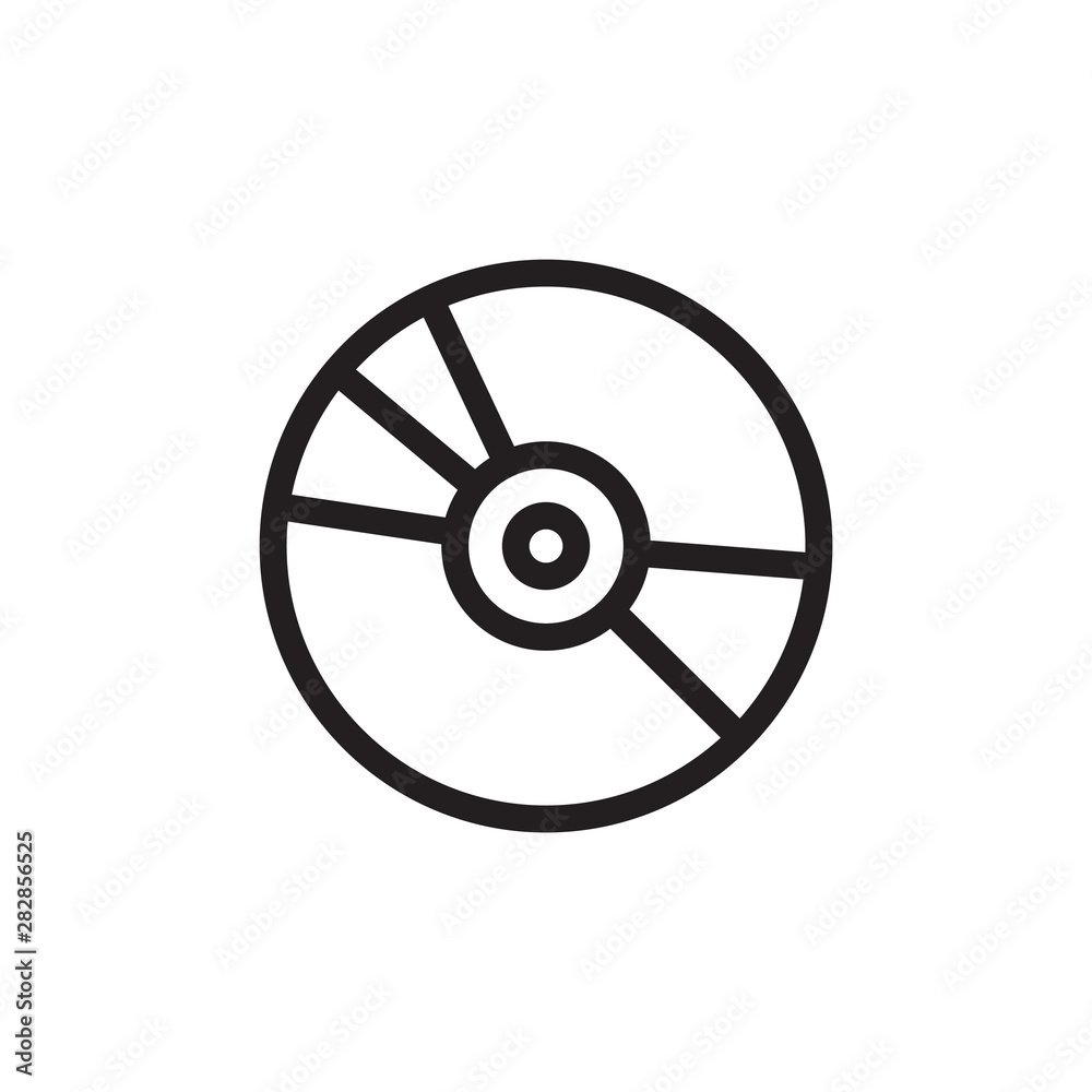 flat line cd disk icon. Logo element illustration. cd disk design. vector eps 10 .cd disk concept. Can be used in web and mobile . flat line cd disk icon. Logo element illustration. cd disk design. vector eps 10 .cd disk concept. Can be used in web and mobile .
