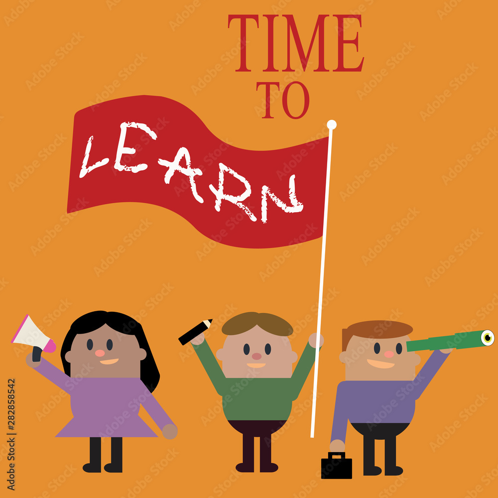 Conceptual hand writing showing Time To Learn. Business photo text Obtain new knowledge or skill Educational or career growth. Conceptual hand writing showing Time To Learn. Business photo text Obtain new knowledge or skill Educational or career growth.