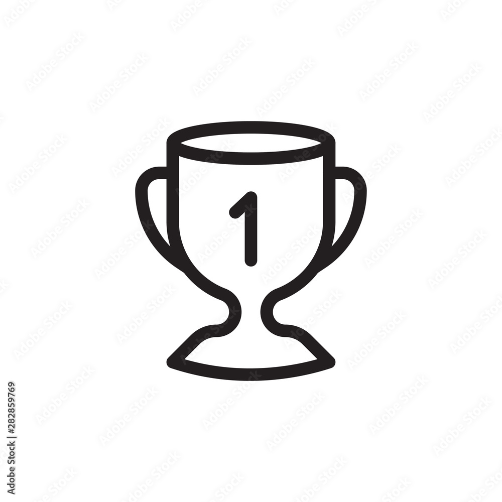 flat line winner cup icon. Logo element illustration. winner cup design. vector eps 10 . winner cup concept. Can be used in web and mobile . flat line winner cup icon. Logo element illustration. winner cup design. vector eps 10 . winner cup concept. Can be used in web and mobile .