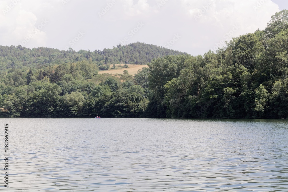 Lac d’Aydat, in the Massif Central in France.