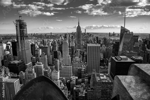 Looking South from the top of Manhattans midtown (NYC, USA)