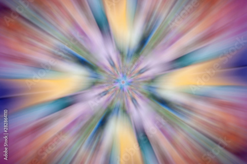 abstract multicolored symmetric blurred background