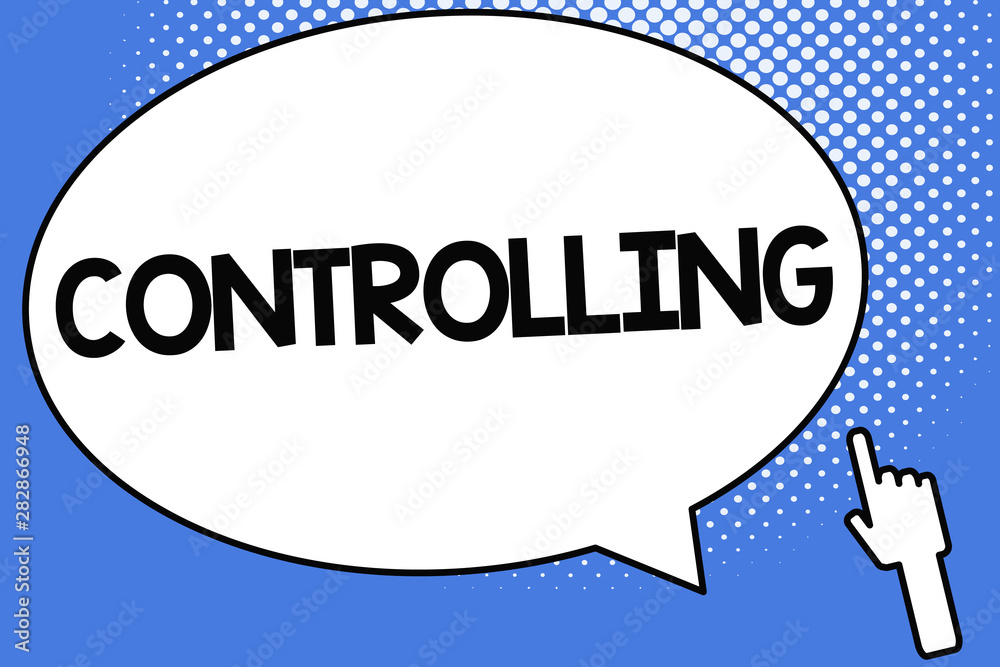 Conceptual hand writing showing Controlling. Business photo showcasing Having the power to control how something is analysisaged or done. Conceptual hand writing showing Controlling. Business photo showcasing Having the power to control how something is analysisaged or done.