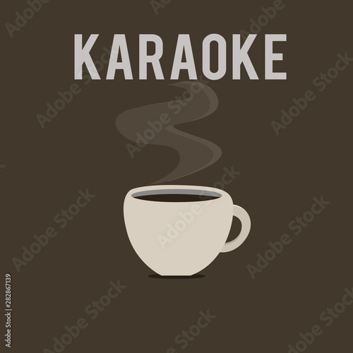 Word writing text Karaoke. Business concept for Entertainment singing along instrumental music played by a machine.