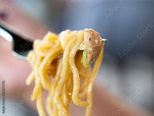 breakfast at the hotel (yummy)