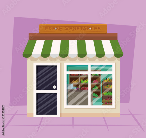 healthy vegetables and fruits organic products
