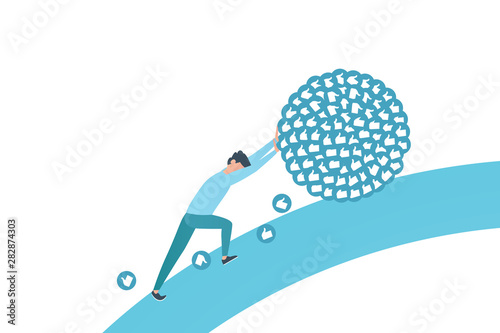 Blogger pushes bunch of likes