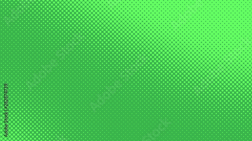 Green dotted background in pop art retro style, vector illustration