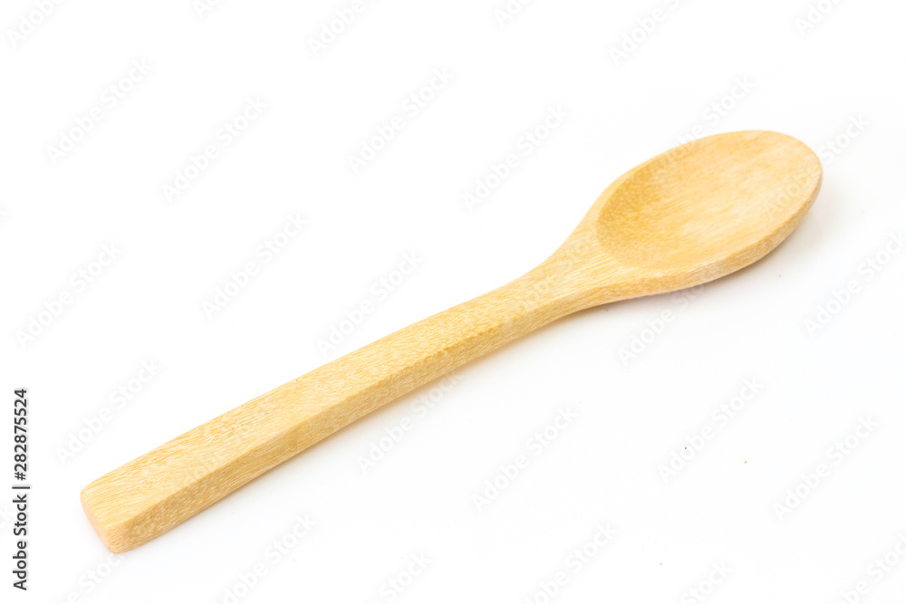 Wooden spoon isolated on white background. Wooden spoon isolated on white background.