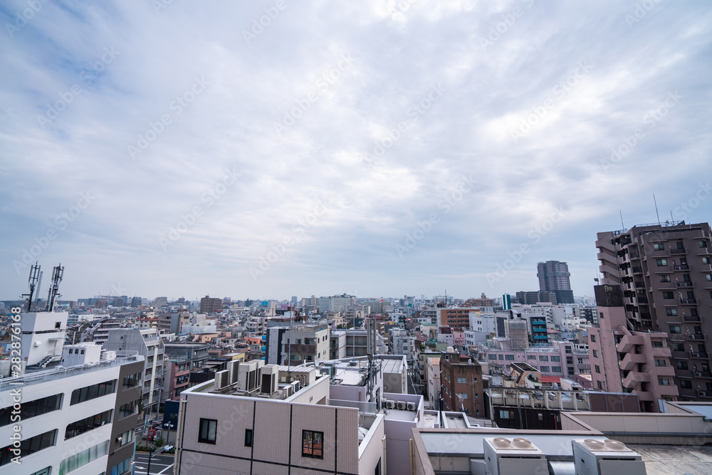 View of downtown cityscape in tokyo, Japan. View of downtown cityscape in tokyo, Japan.