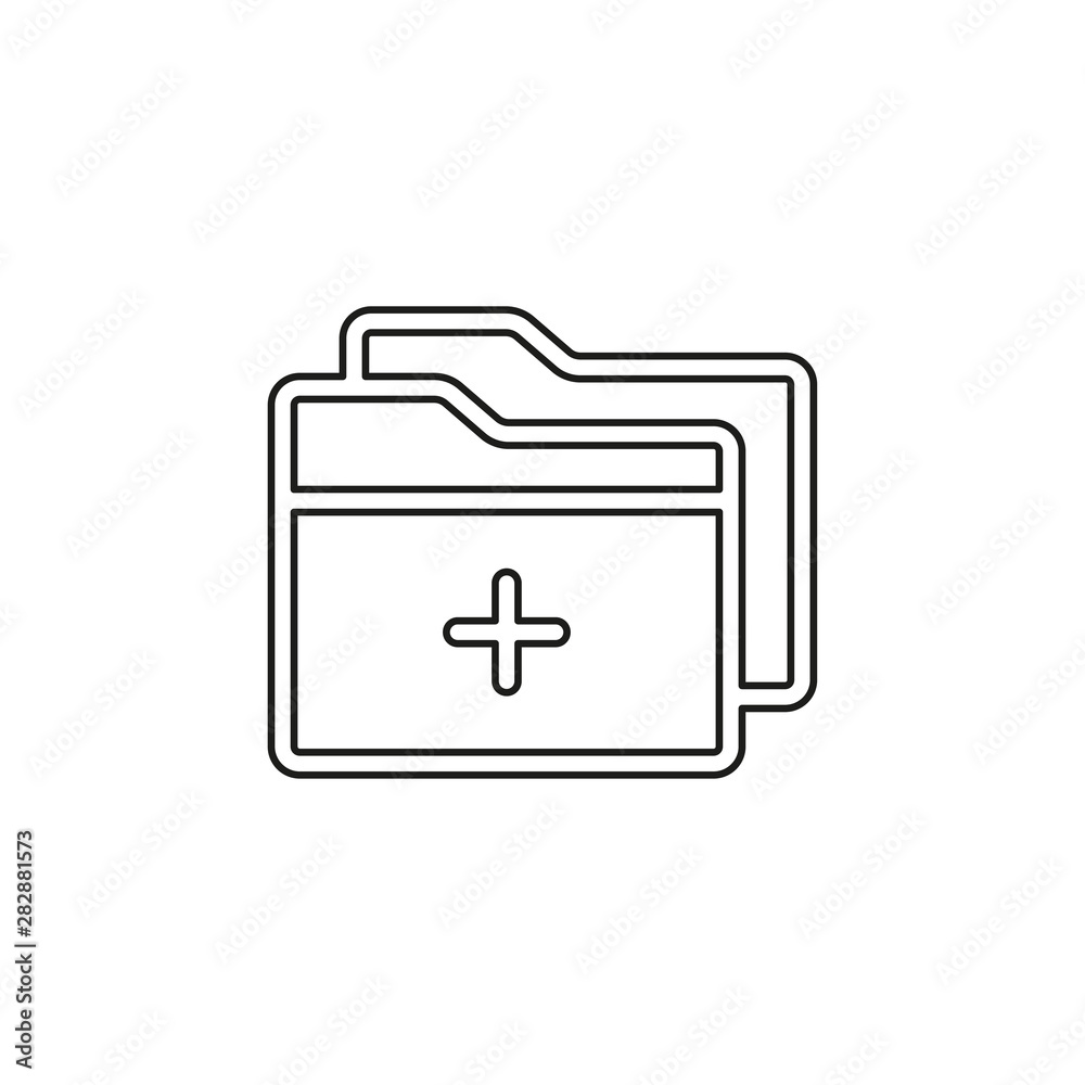 Add Folder vector icon Add Folder vector icon