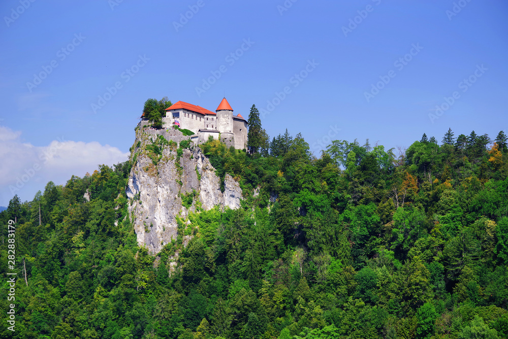 Historical Bled Castle, Slovenia, Europe