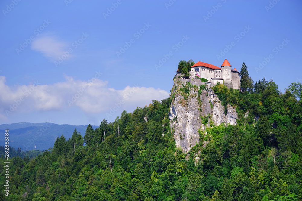 Historical Bled Castle, Slovenia, Europe