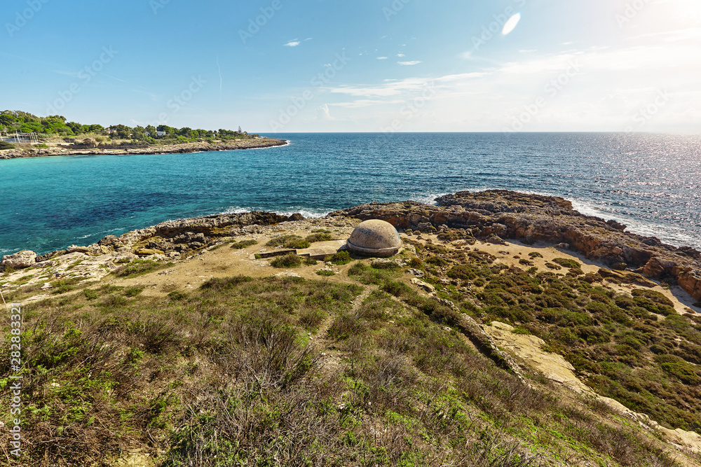 Breathtaking natural landscapes and seaside of Puglia, Italy.