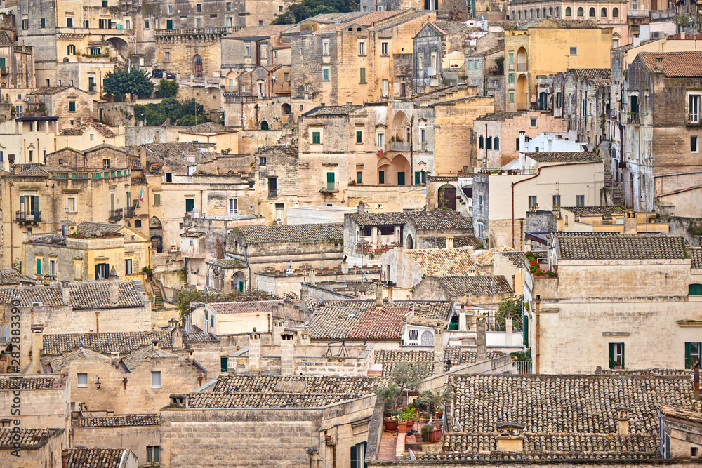Breathtaking view of the ancient town of Matera, southern Italy. Breathtaking view of the ancient town of Matera, southern Italy.