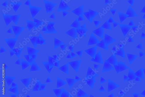 abstract mosaic background of blue gradient triangles