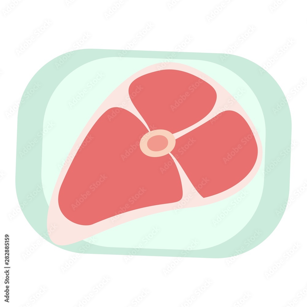 Fresh steak icon. Flat illustration of fresh steak vector icon for web design Fresh steak icon. Flat illustration of fresh steak vector icon for web design