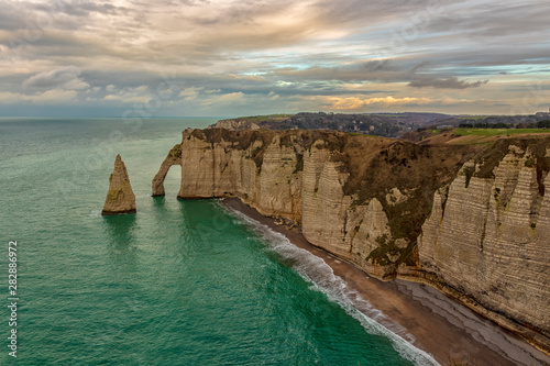 Cliffs of Etretat on the English Channel