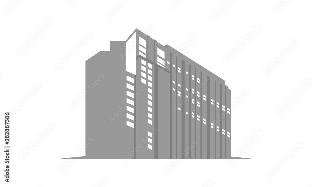 Building construction real estate and residential vector image
