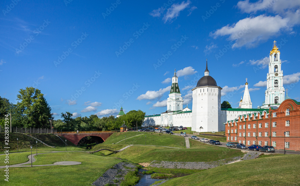 Ancient monastery in the  Sergiev Posad, Russia