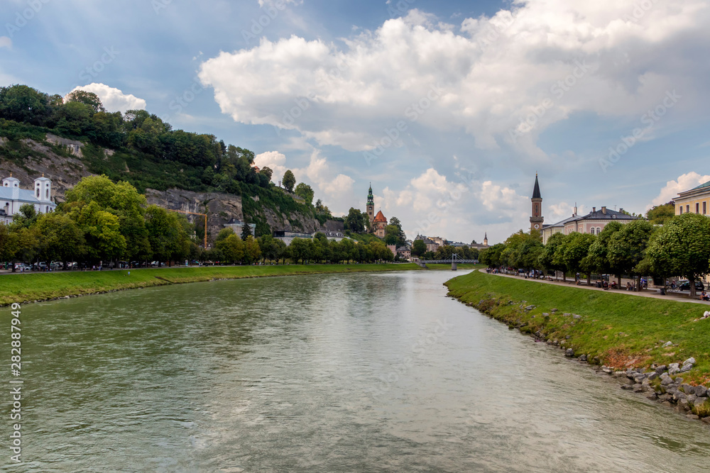 view of the Salzach river