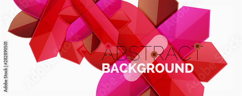 Abstract color lines dynamic background, modern material design style