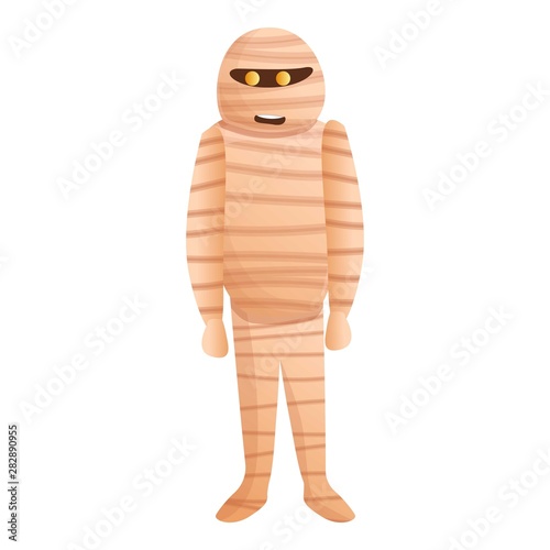 Cute mummy icon. Cartoon of cute mummy vector icon for web design isolated on white background
