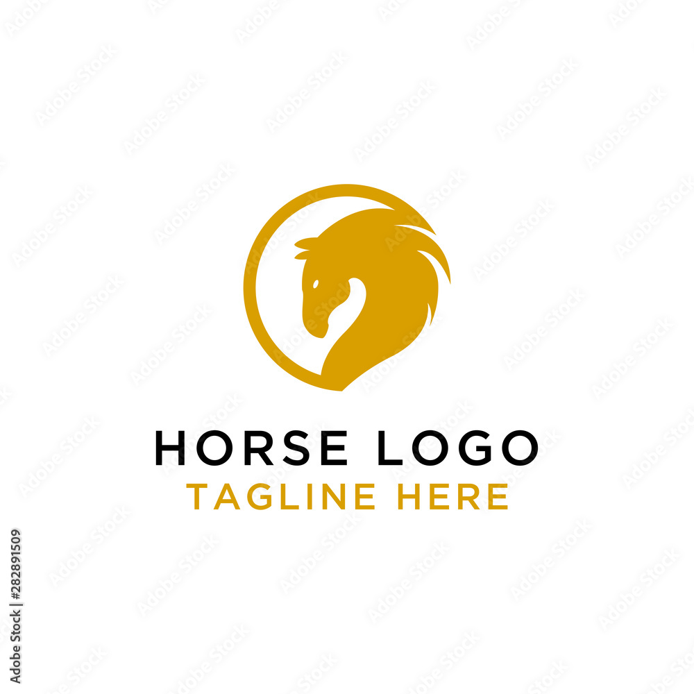 Horse design logo concept. Logos available in vectors. - Vector