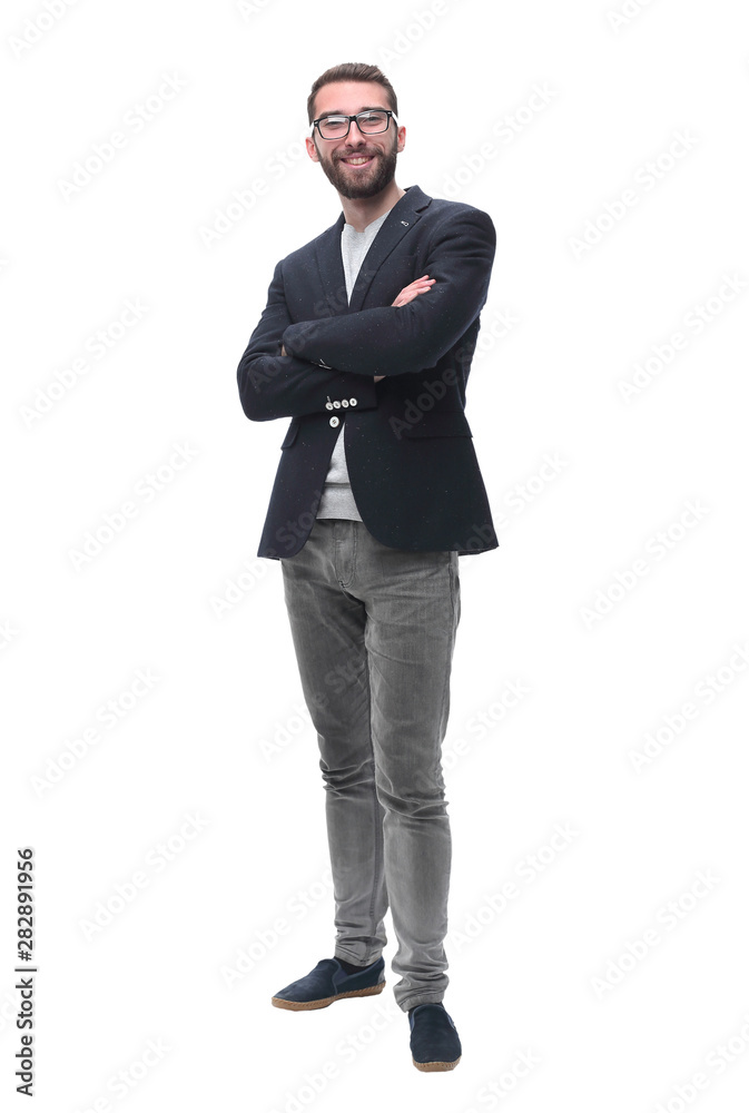 in full growth. portrait of a modern business man. in full growth. portrait of a modern business man.