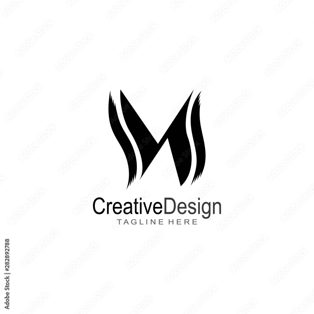 M Letter Logo Template Vector Illustration M Letter Logo Template Vector Illustration