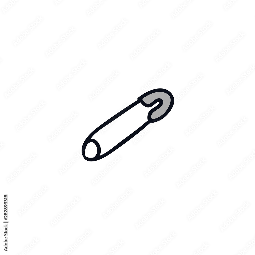 clothes pin doodle icon