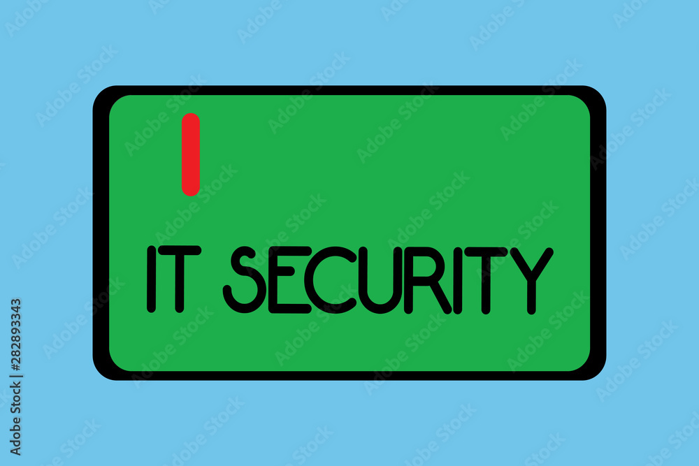 Handwriting text writing It Security. Concept meaning Protection of internet connected systems from cyber attacks. Handwriting text writing It Security. Concept meaning Protection of internet connected systems from cyber attacks.