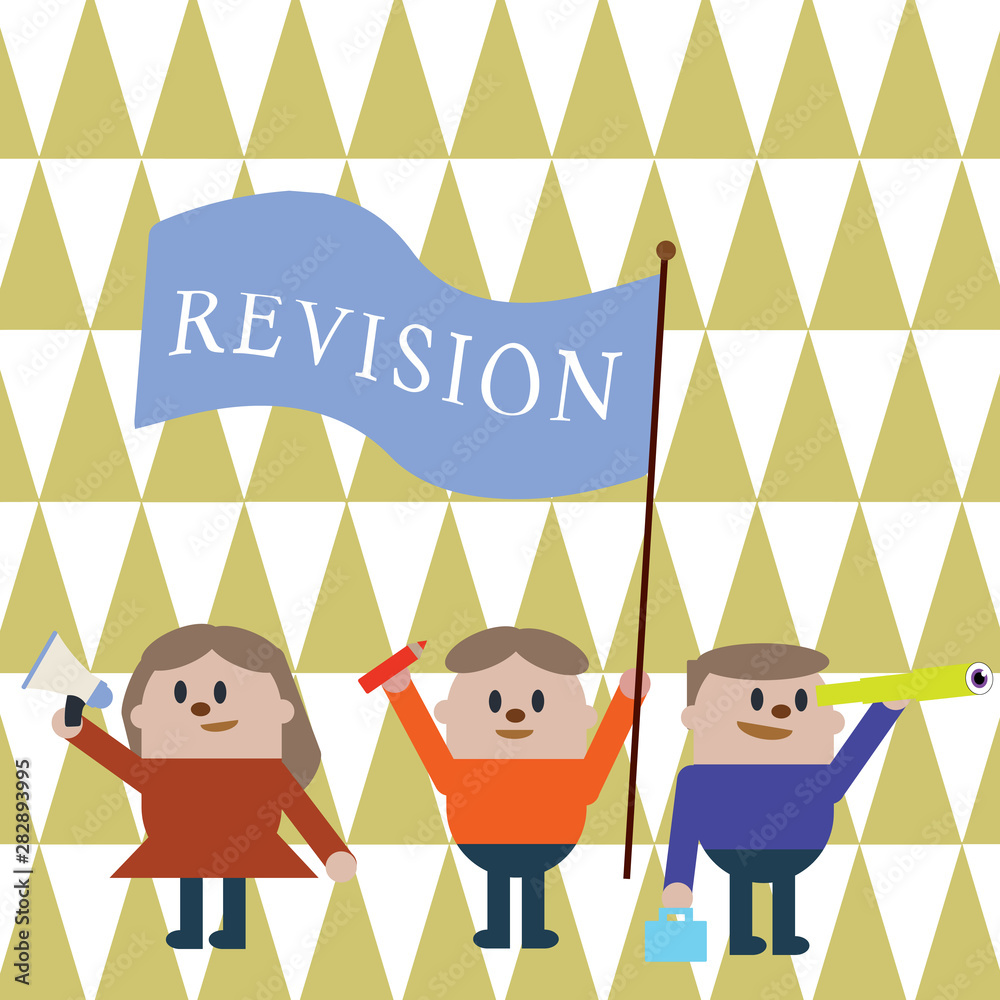 Text sign showing Revision. Conceptual photo revised edition or form something action of revising correction. Text sign showing Revision. Conceptual photo revised edition or form something action of revising correction.